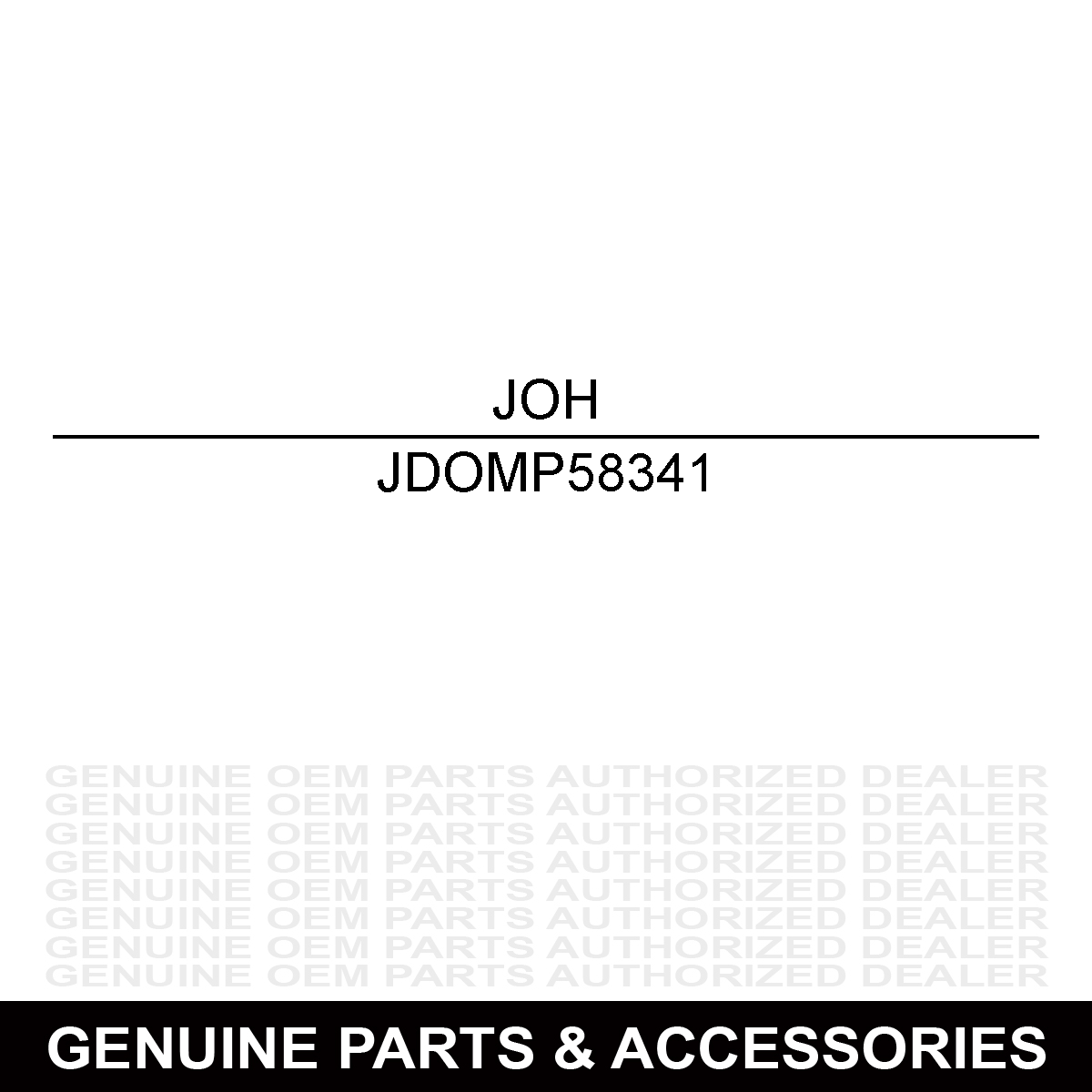 John Deere MP58341 Operator's Manual