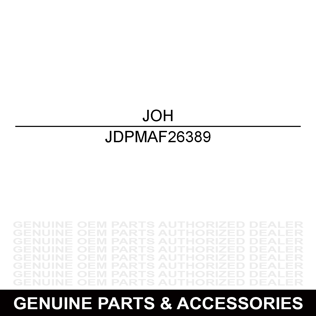 John Deere PMAF26389 Air Filter