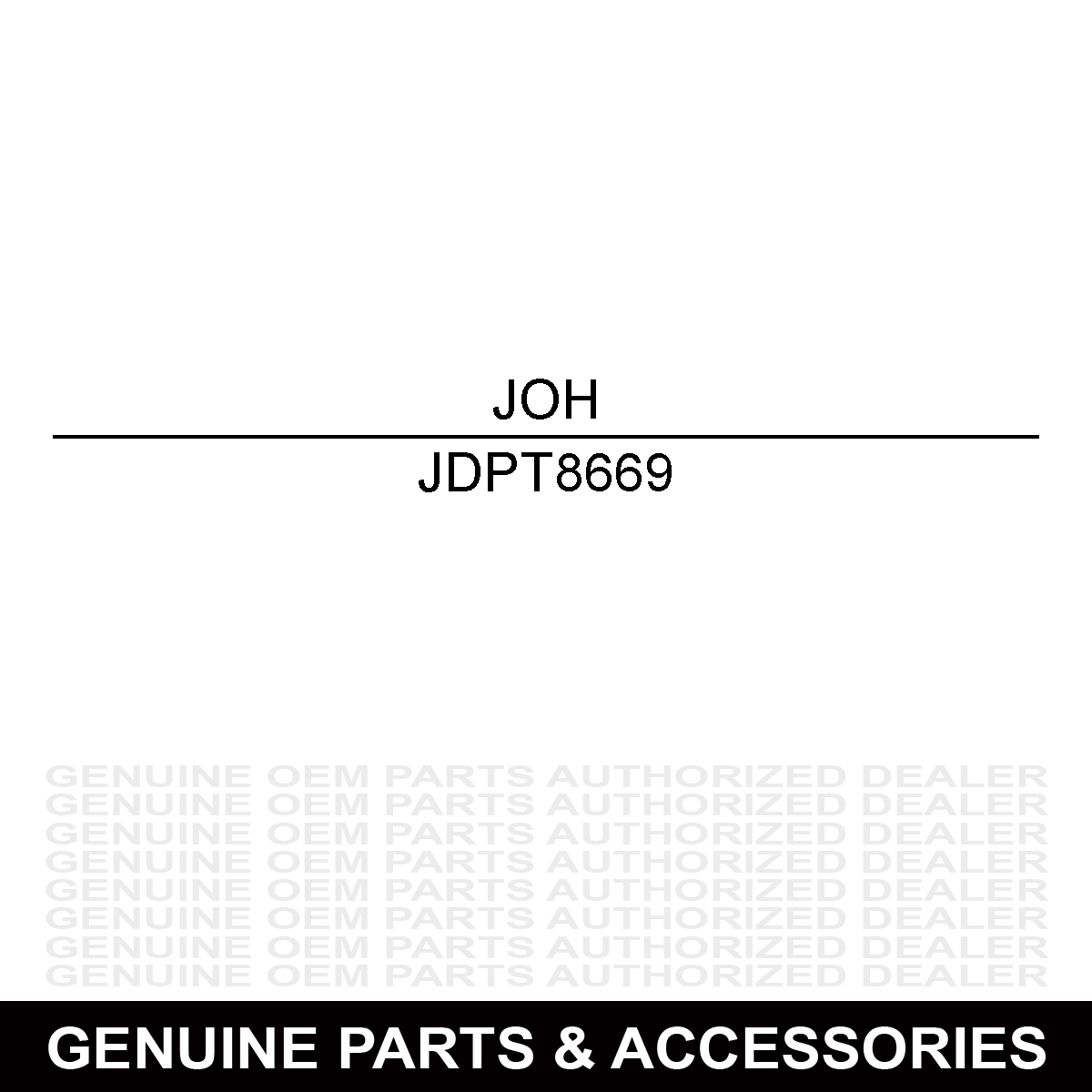 John Deere DPT8669 Belt