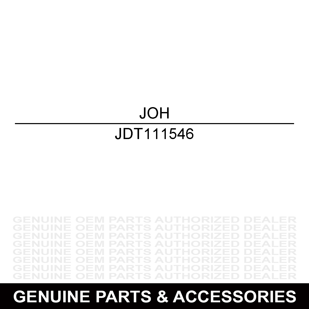 John Deere T111546 Belt