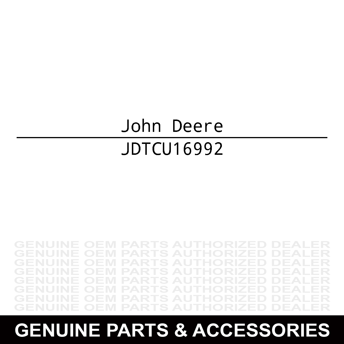 John Deere TCU16992 Pulley
