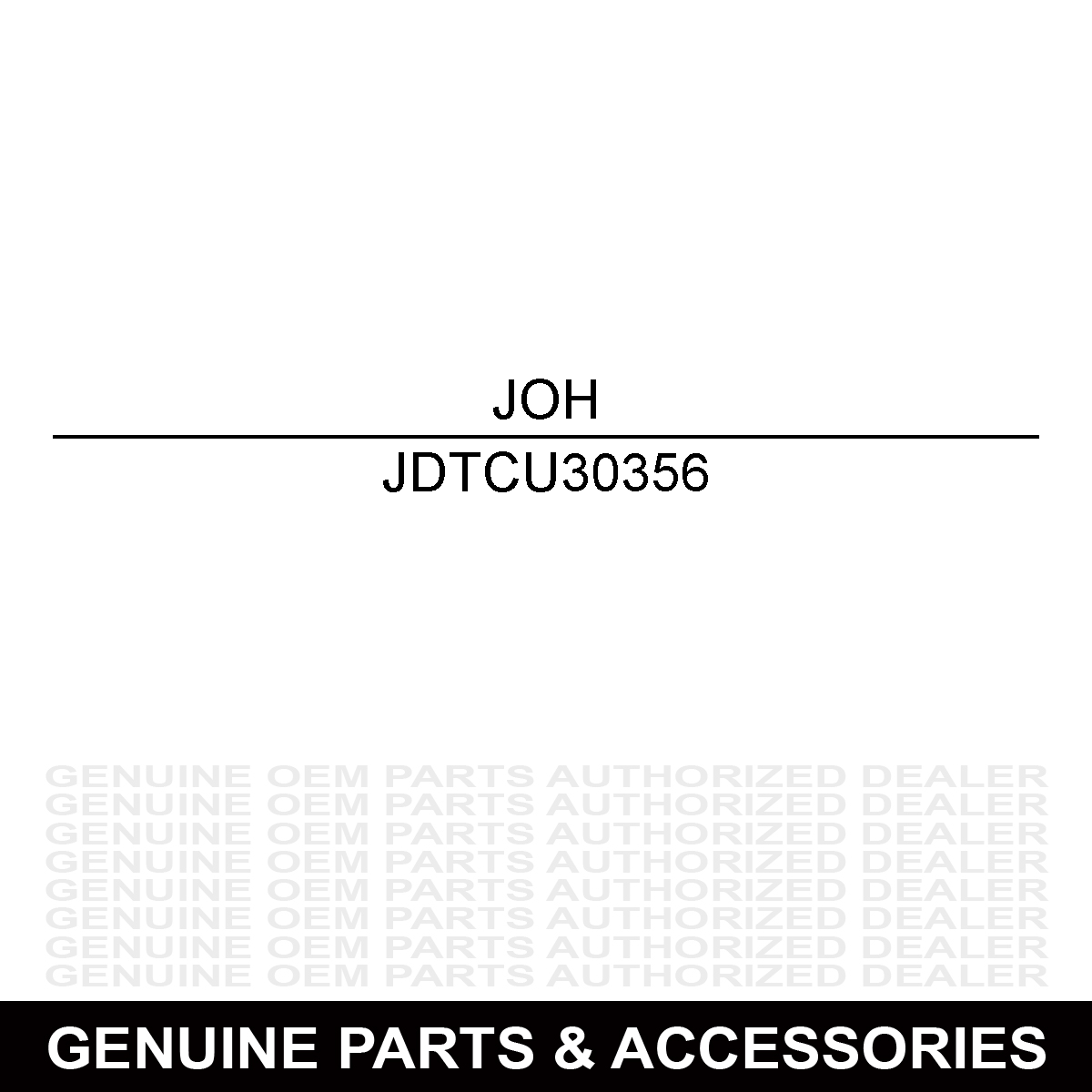 John Deere CU30356 V-Belt