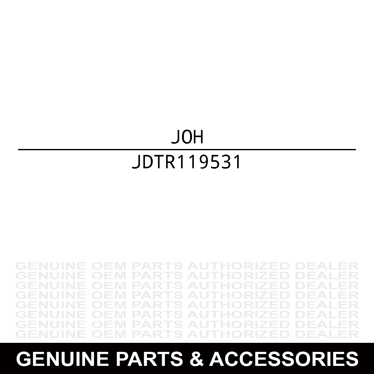 John Deere TR119531 Pin