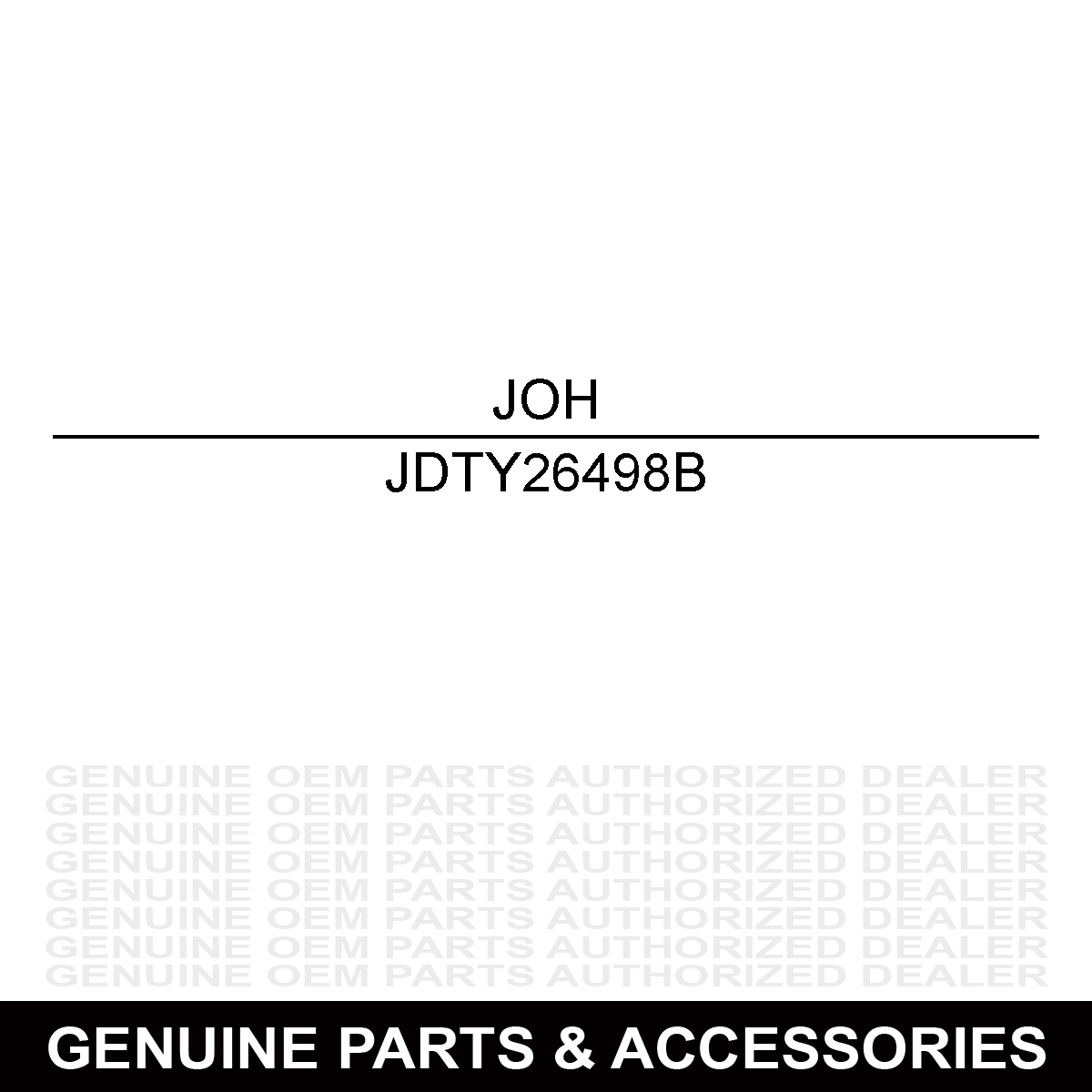 John Deere TY26498B Wet Charged Battery