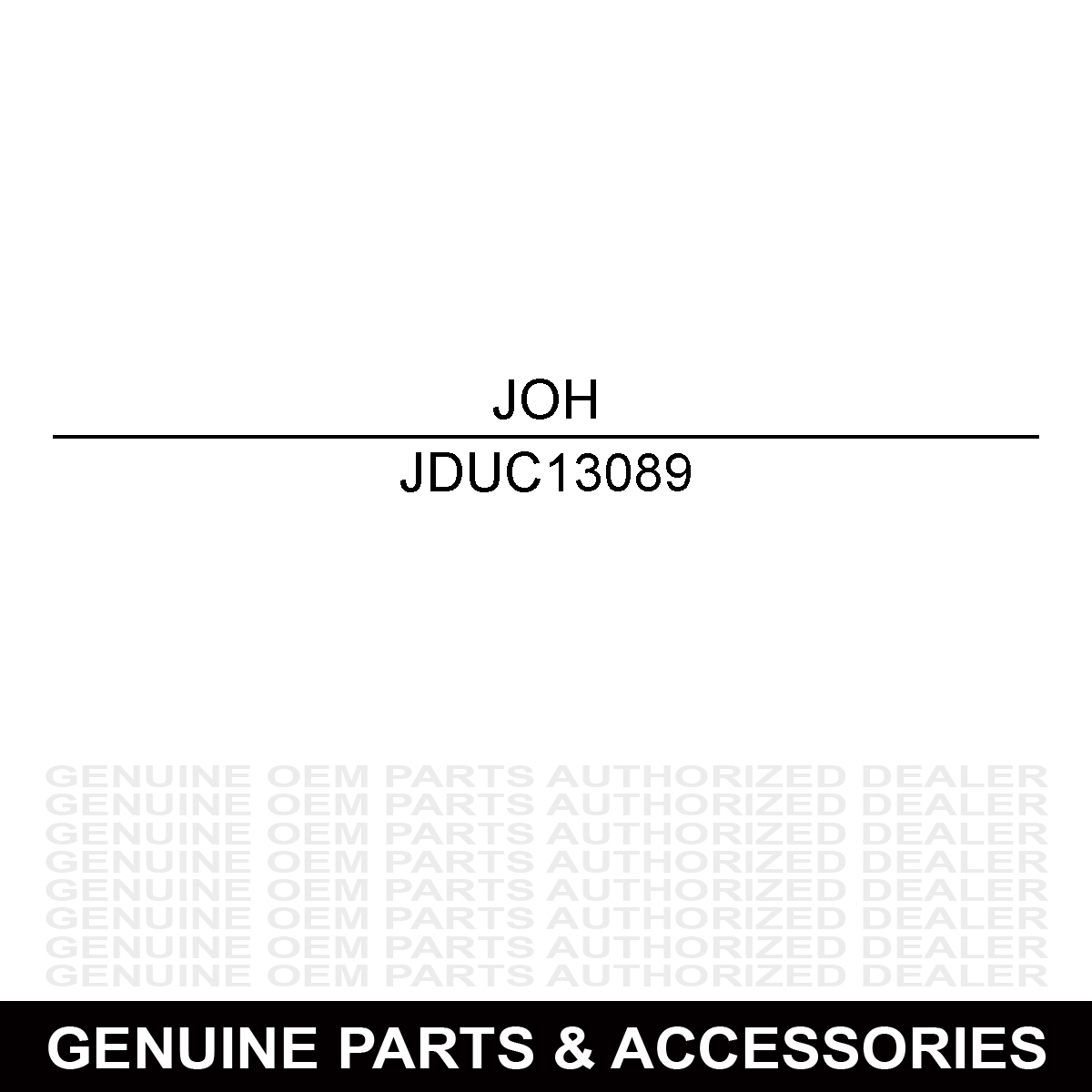 John Deere UC13089 Isolator