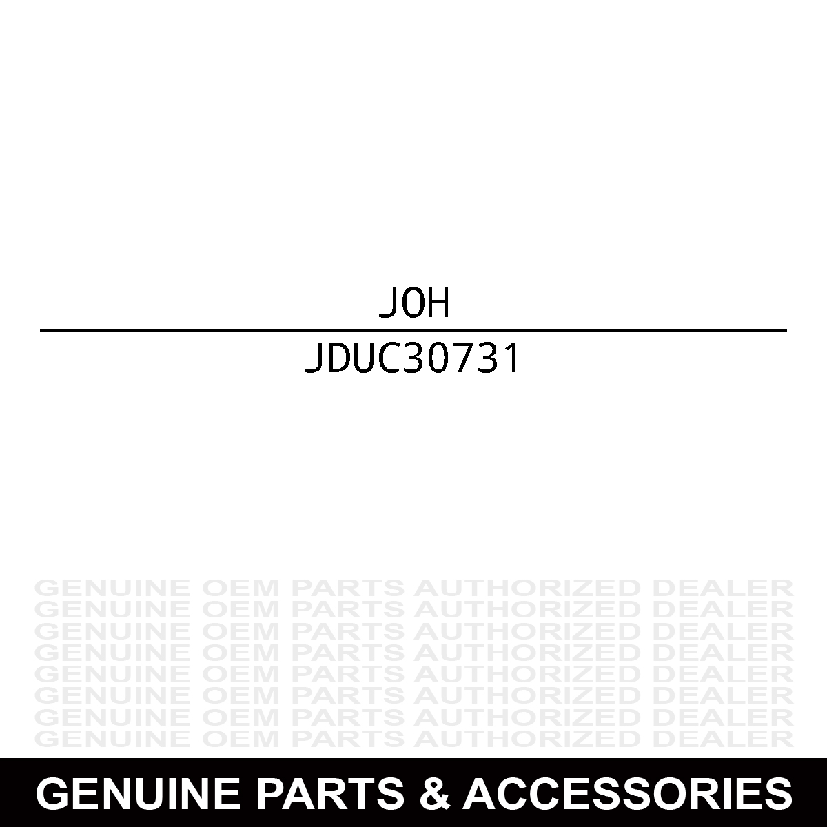 John Deere UC30731 Fender