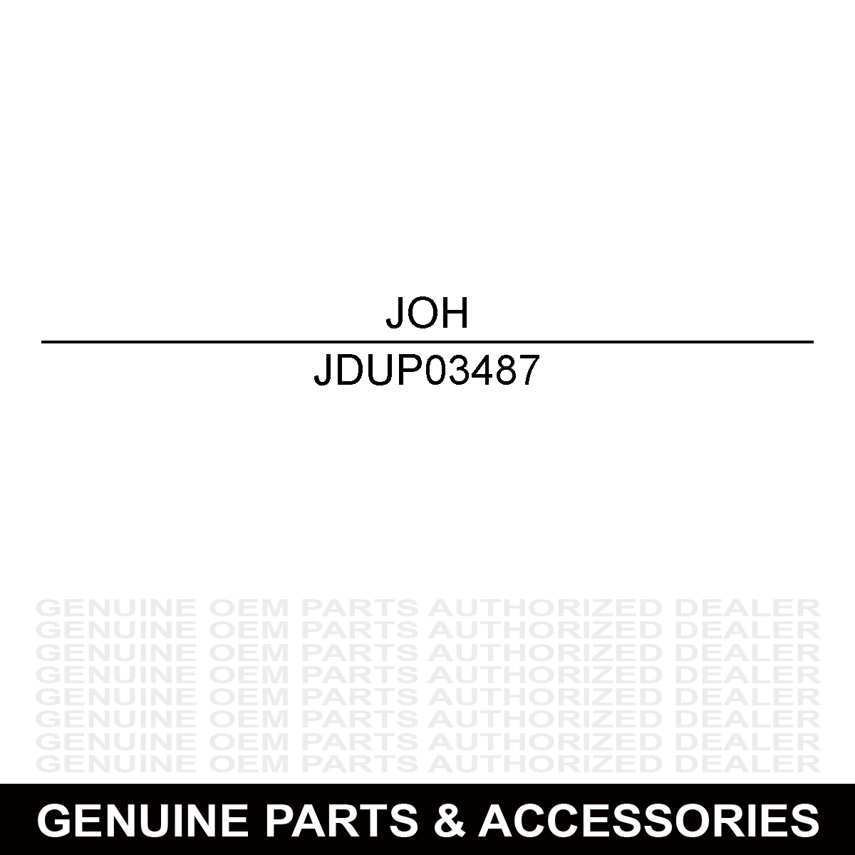 John Deere UP03487 Push Switch