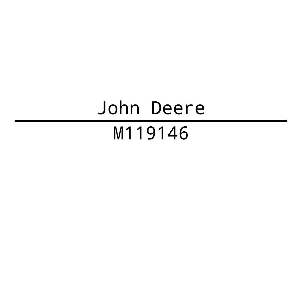 John Deere M119146 Ignitor