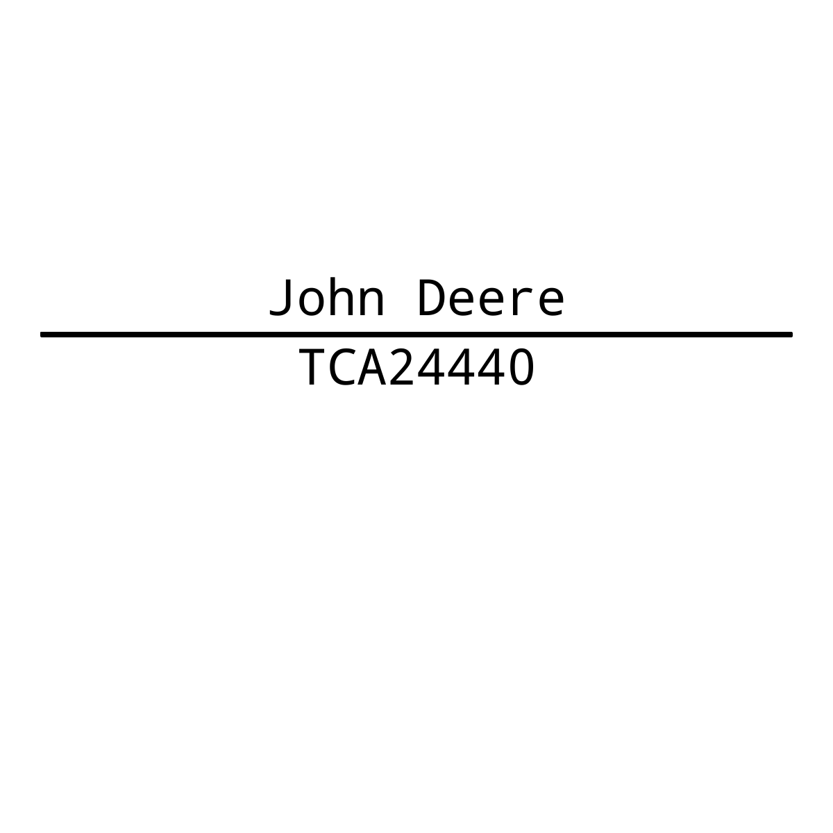 John Deere TCA24440 Wiper Blade
