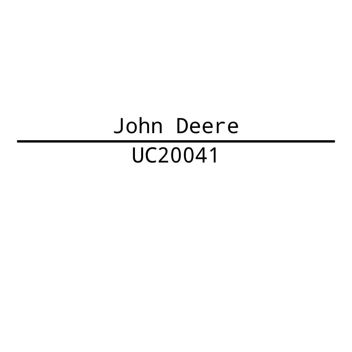 John Deere UC20041 V-Belt