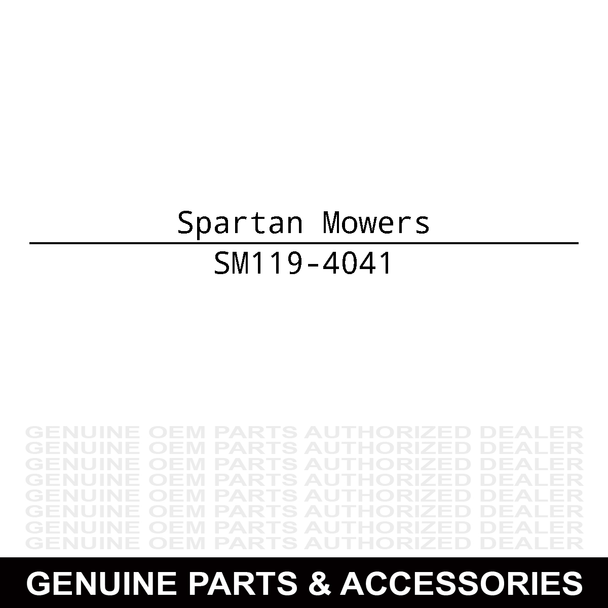 Spartan Mowers 119-4041 Nut