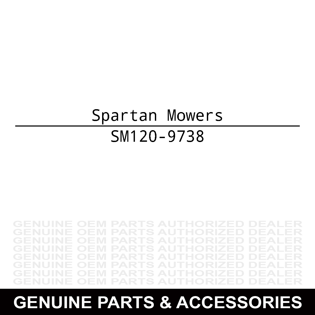 Spartan Mowers 120-9738 Screw