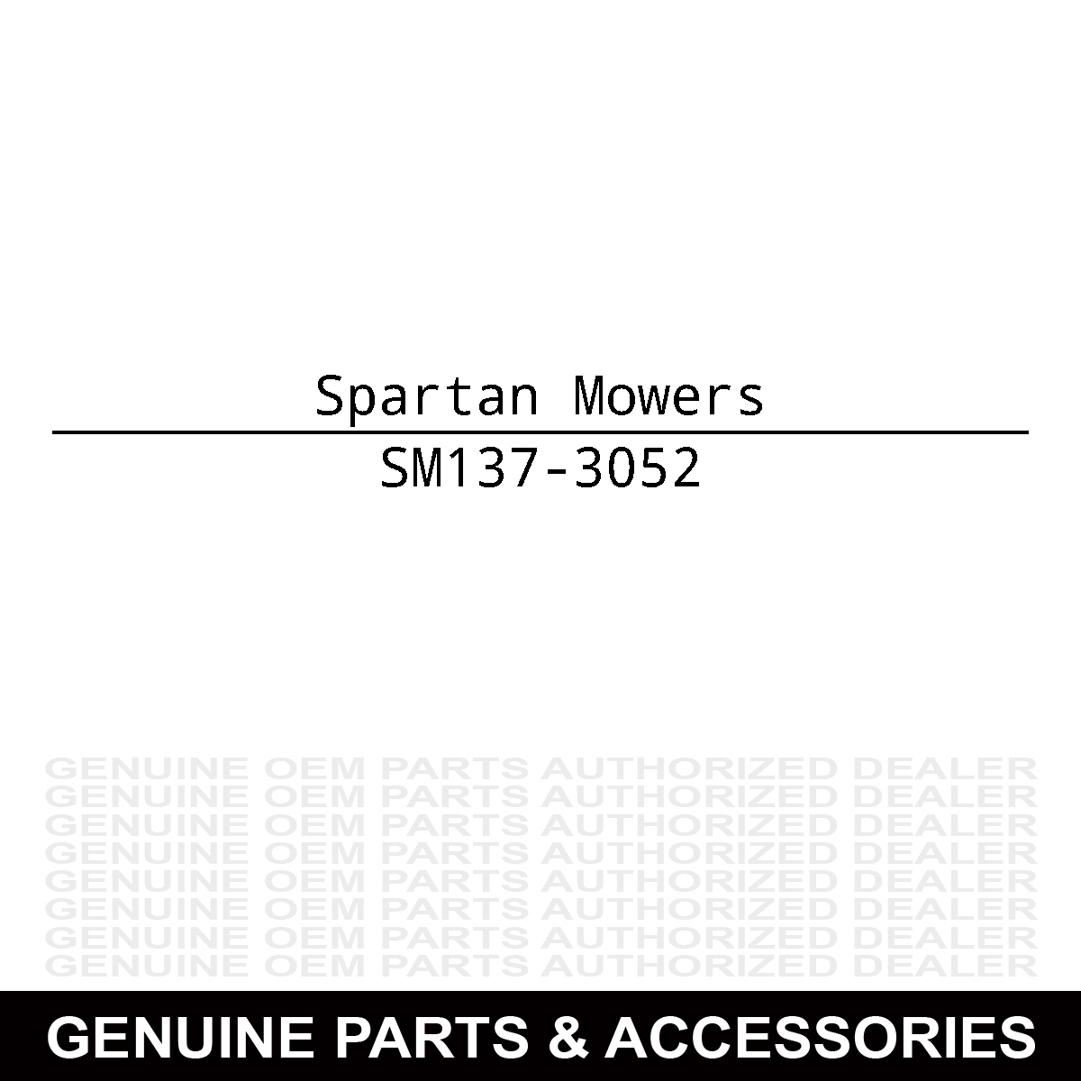 Spartan Mowers 137-3052 Screw