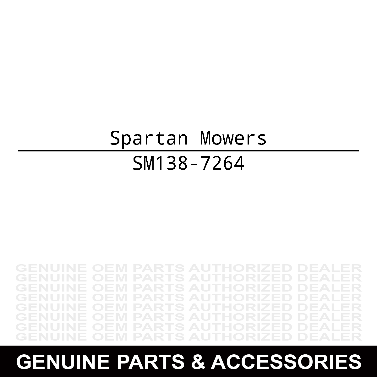 Spartan Mowers 138-7264 Spring