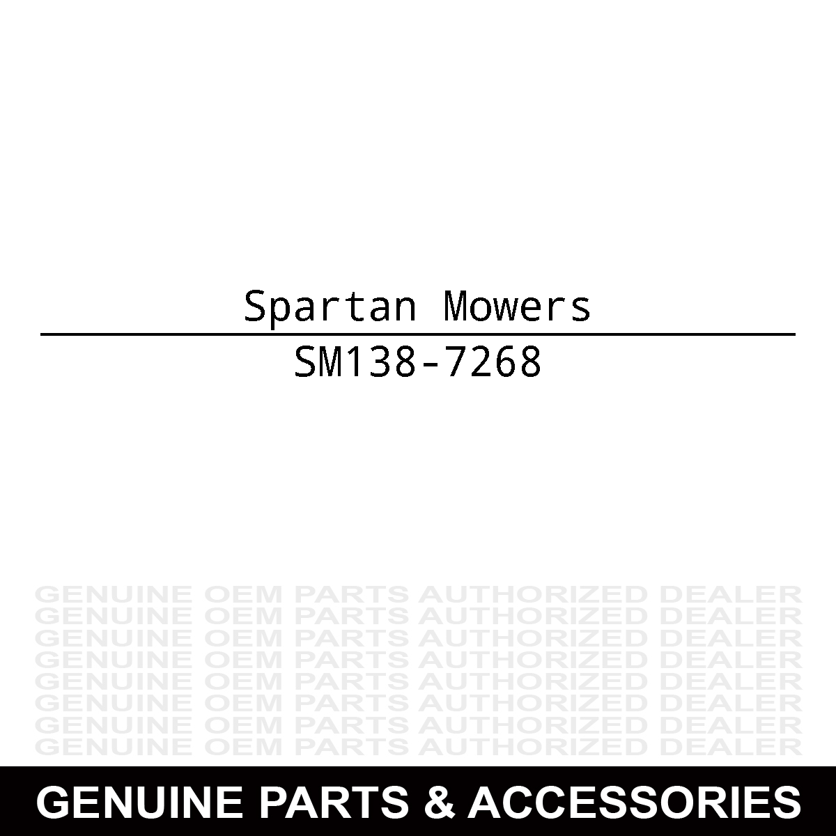 Spartan Mowers 138-7268 Spring