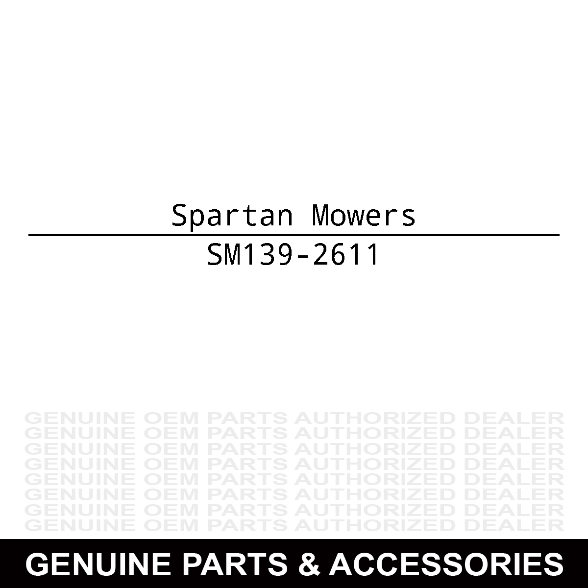 Spartan Mowers 139-2611 Washer