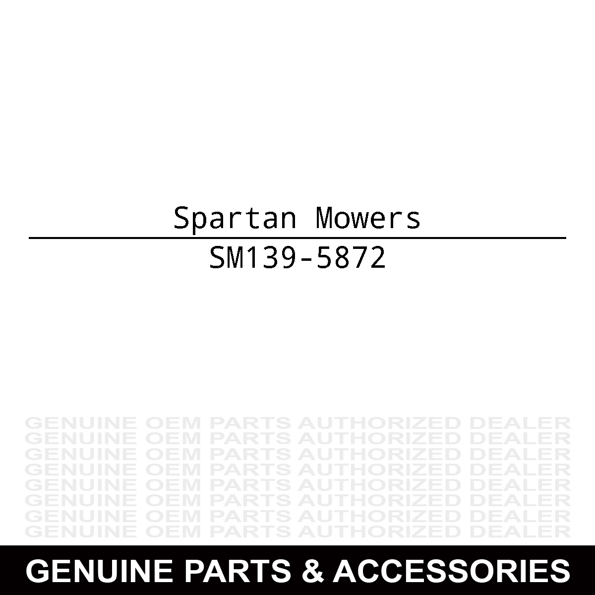 Spartan Mowers 139-5872 Bearing
