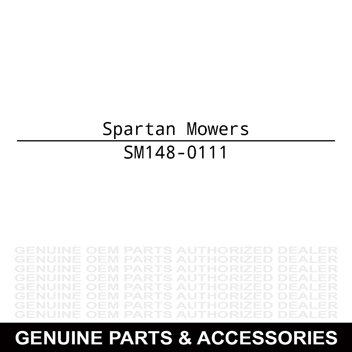 Spartan Mowers 148-0111 Nut