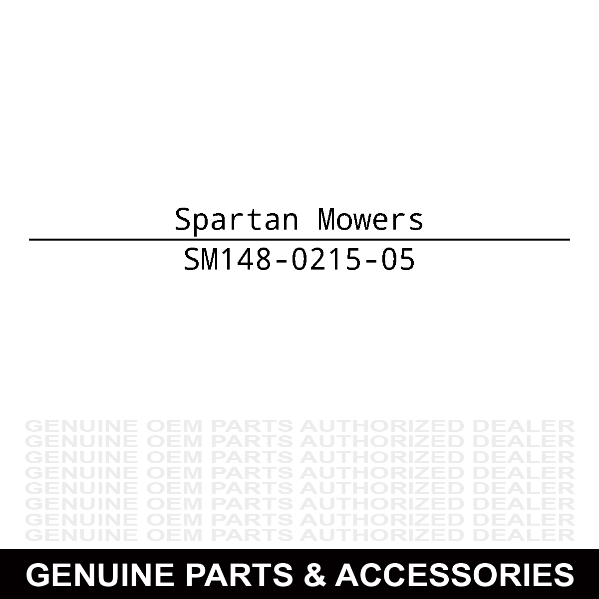Spartan Mowers 148-0215-05 Deck