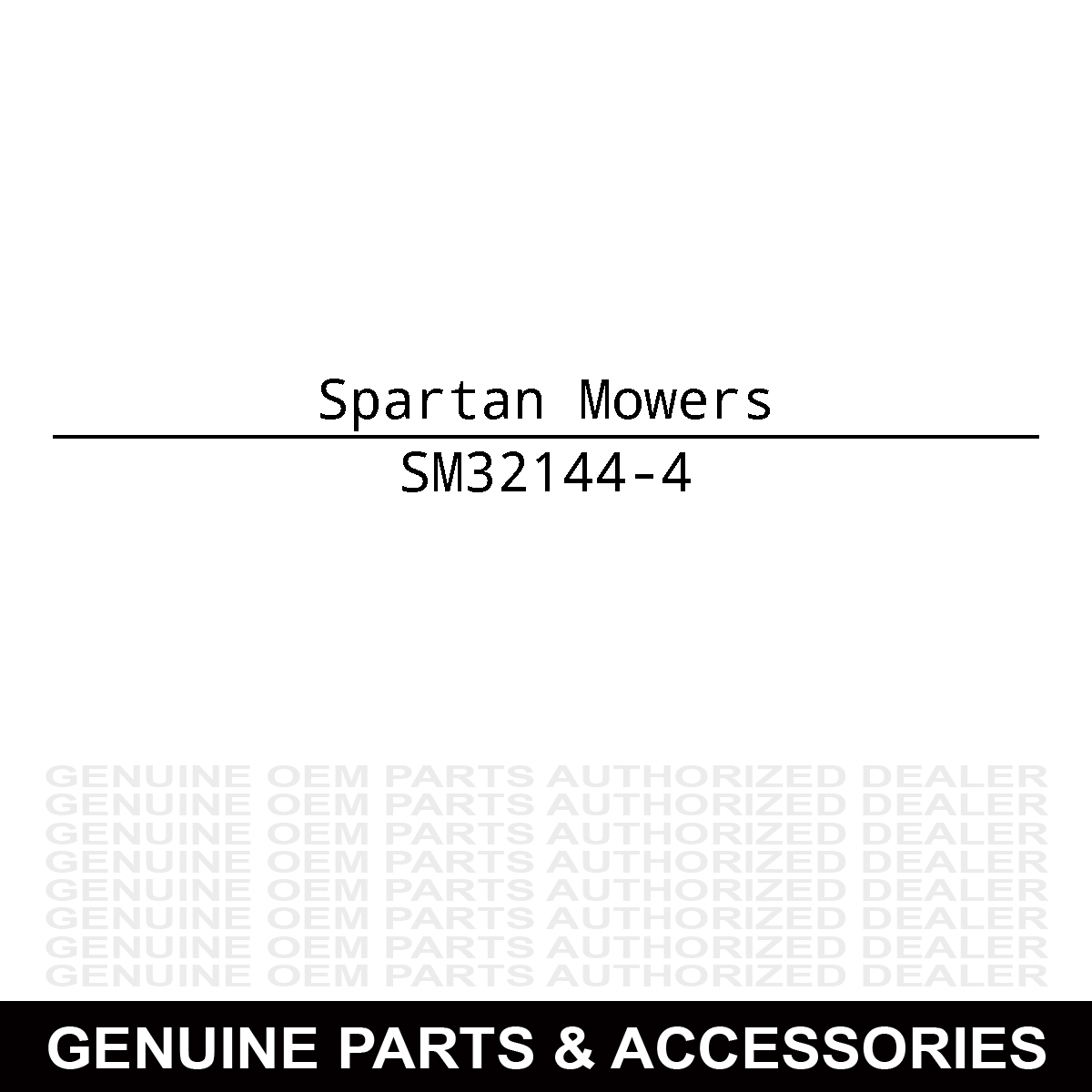 Spartan Mowers 32144-4 Screw