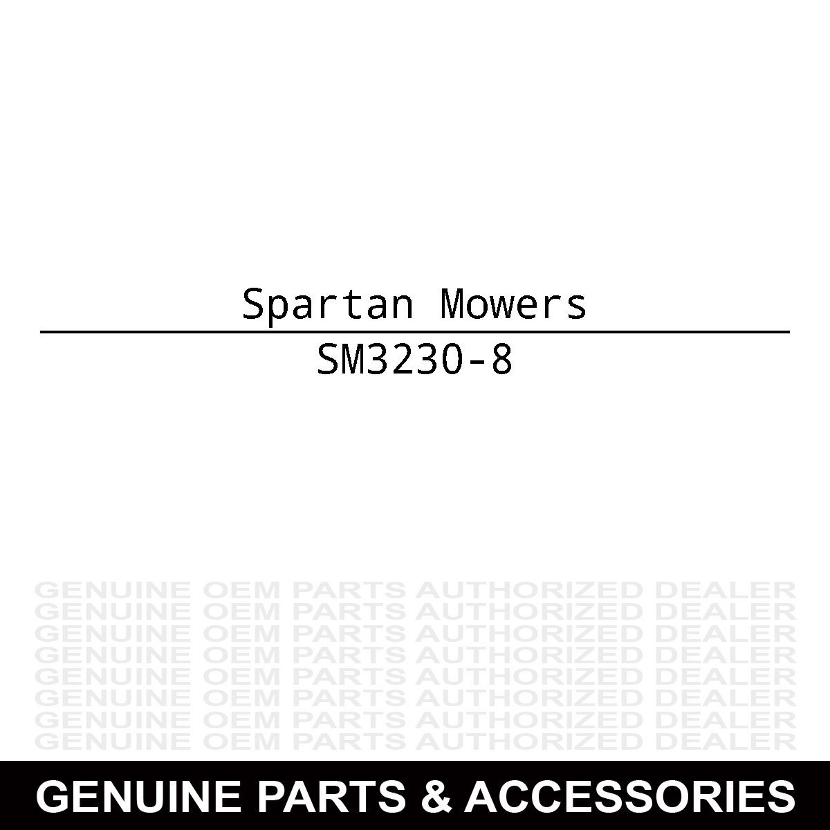 Spartan Mowers 3230-8 Screw