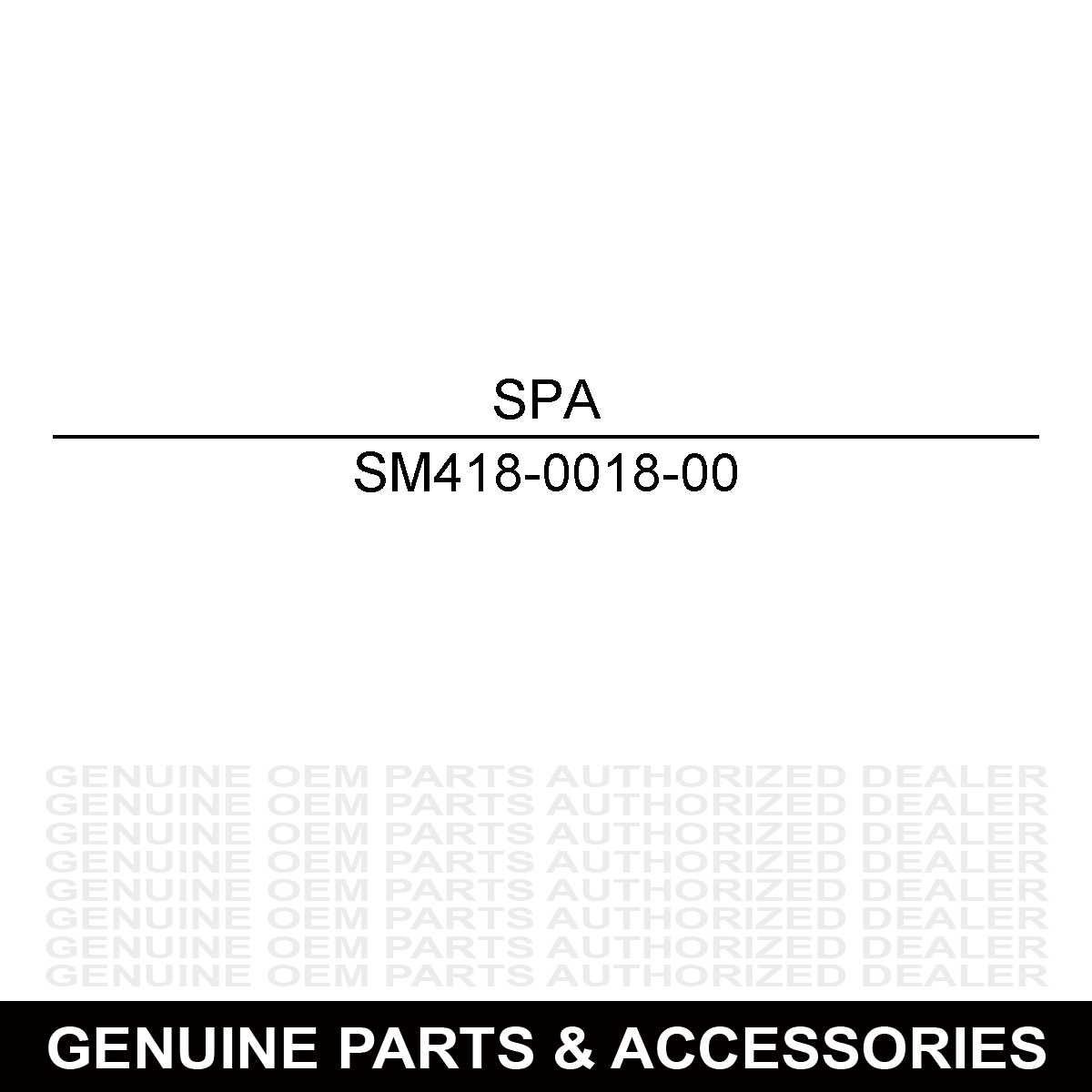 Spartan Mowers 418-0018-00 Bolt