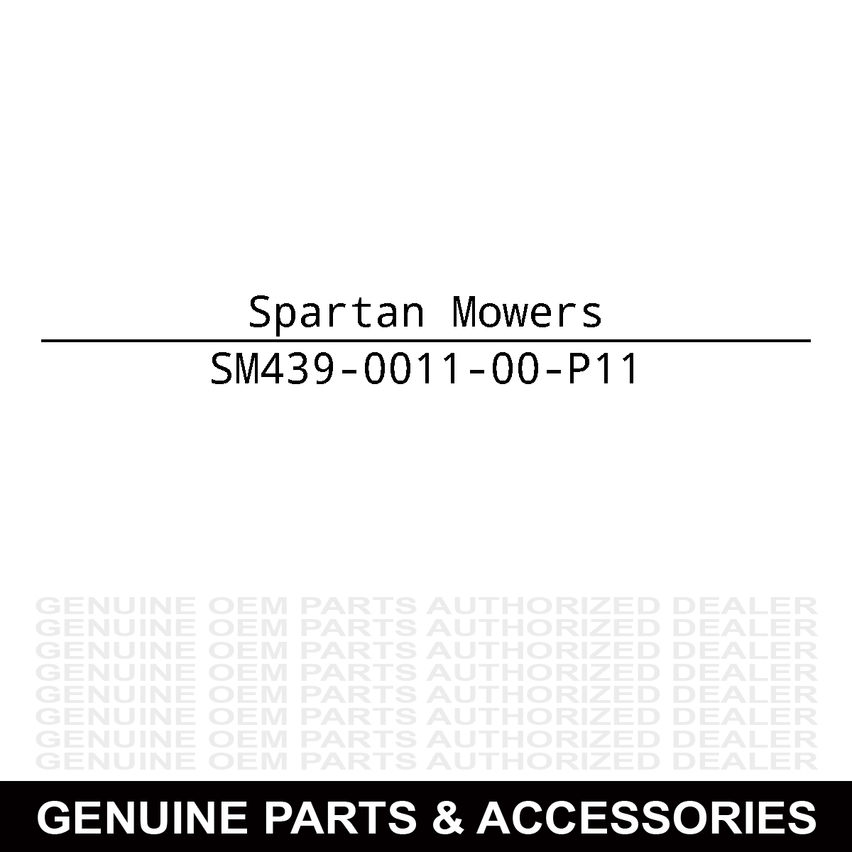 Spartan Mowers 439-0011-00-P11 Bracket