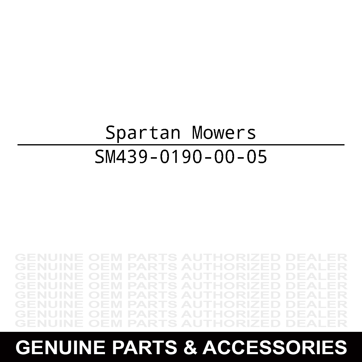 Spartan Mowers 439-0190-00-05 Bracket