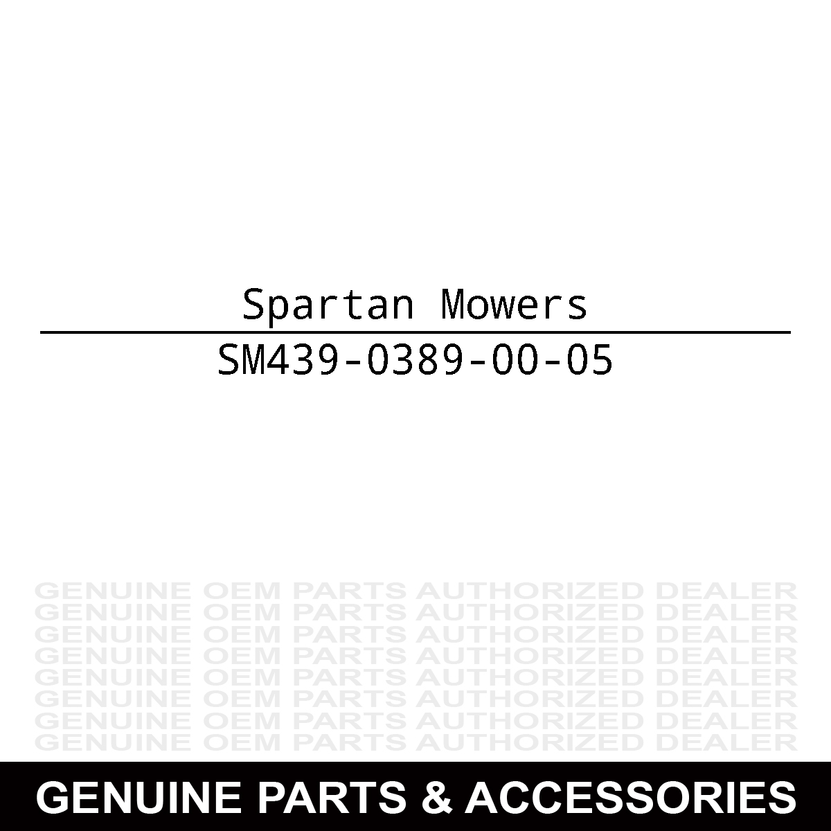Spartan Mowers 439-0389-00-05 Bracket