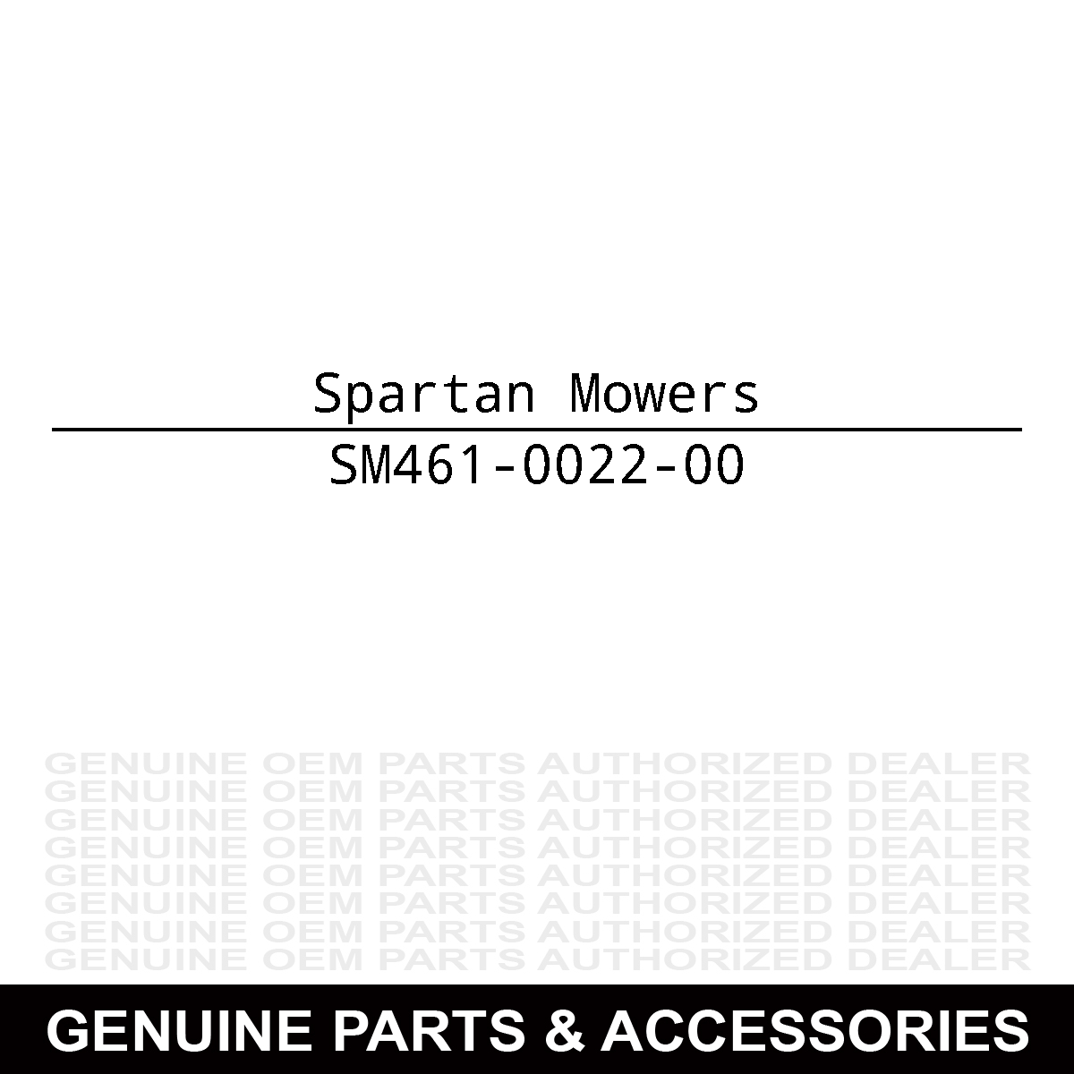 Spartan Mowers 461-0022-00 Belt