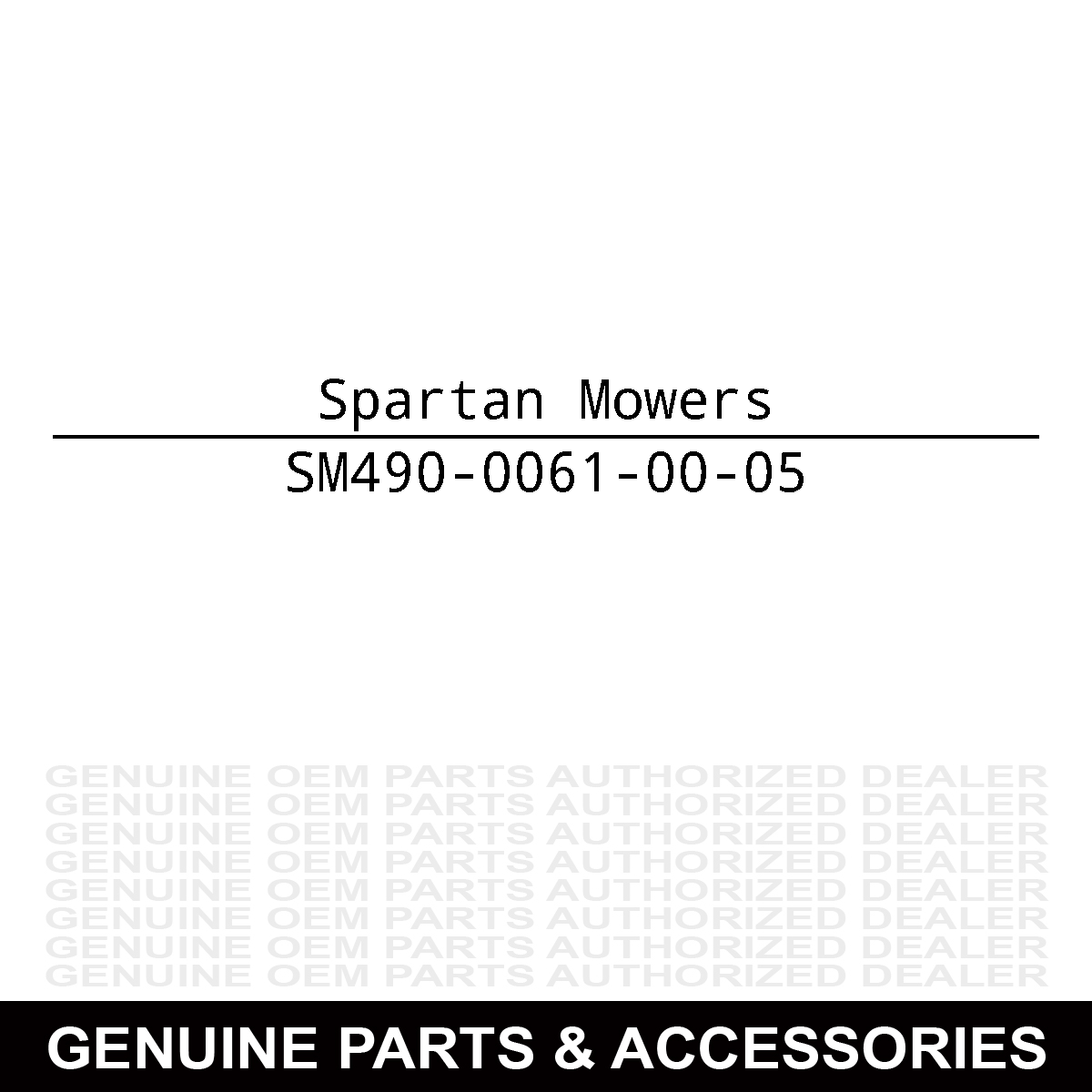 Spartan Mowers 490-0061-00-05 Deck