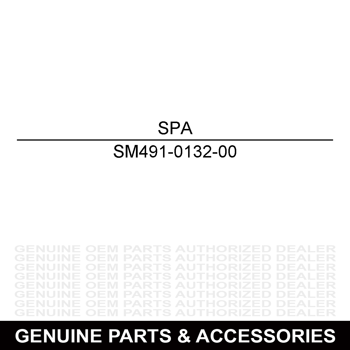 Spartan Mowers 491-0132-00 Decal
