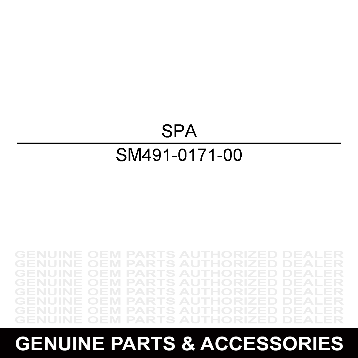 Spartan Mowers 491-0171-00 Decal
