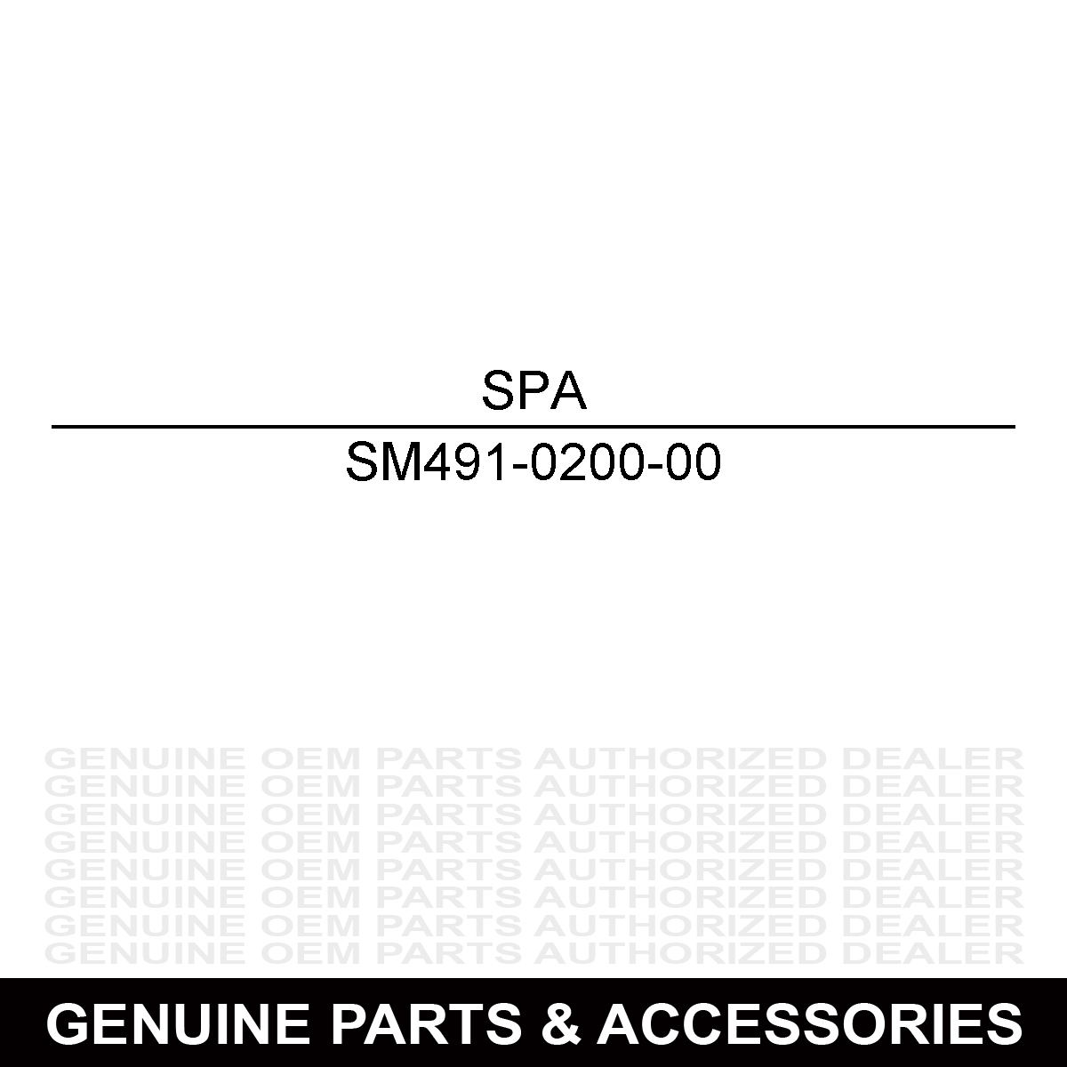 Spartan Mowers 491-0200-00 Decal