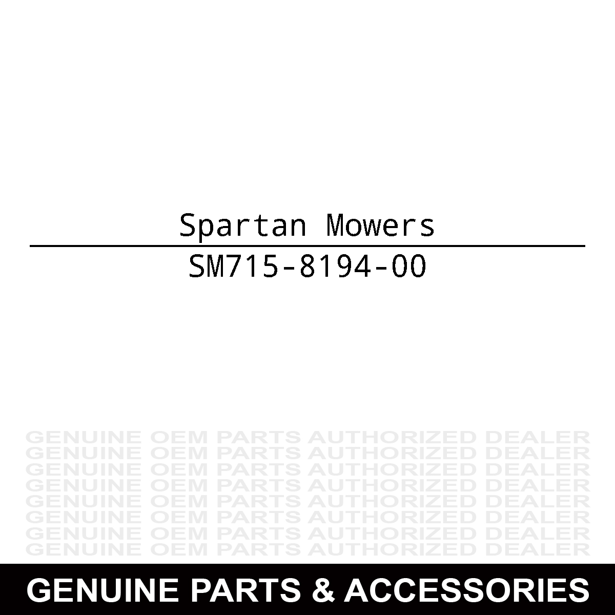 Intimidator 715-8194-00 Gasket