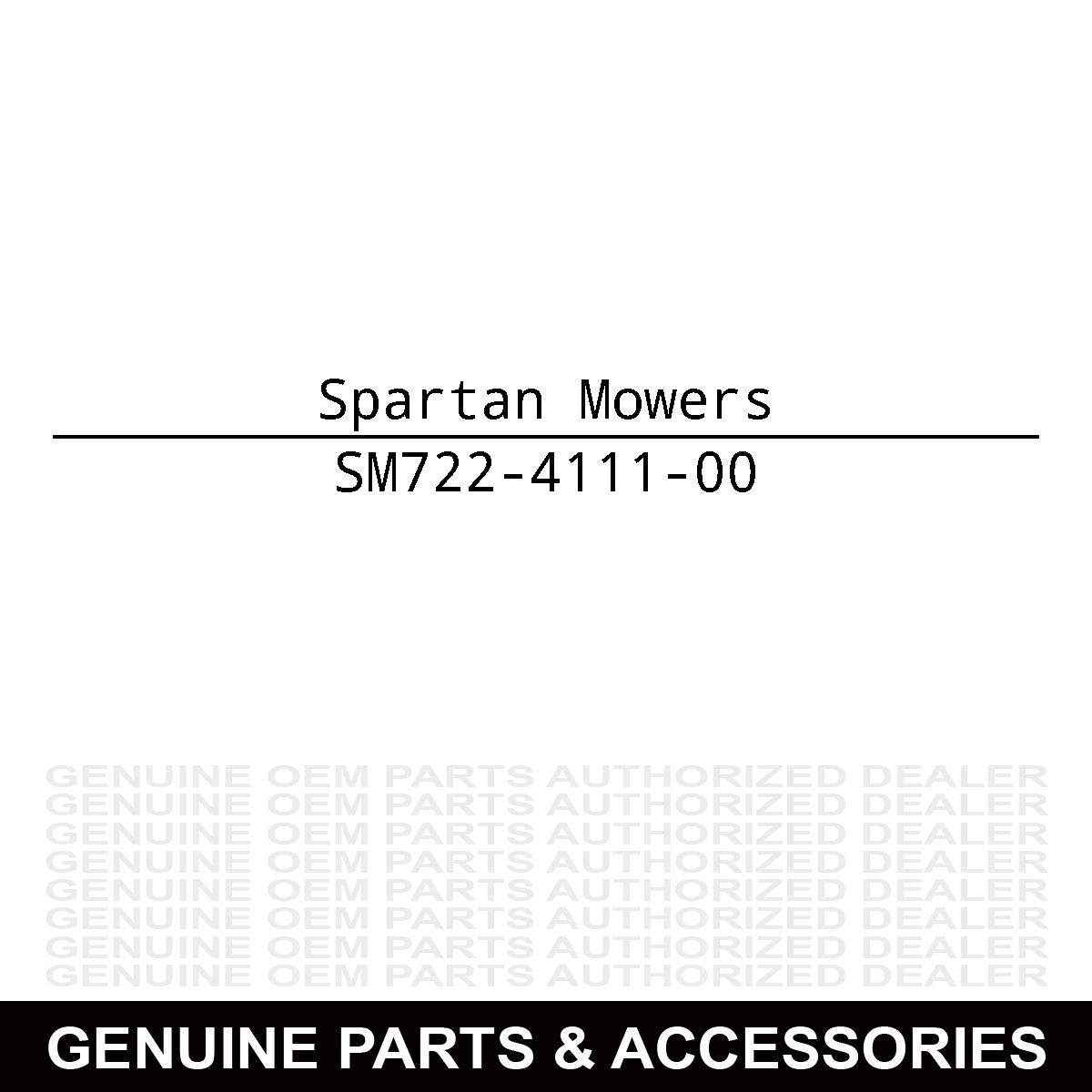 Spartan Mowers 722-4111-00 Cap