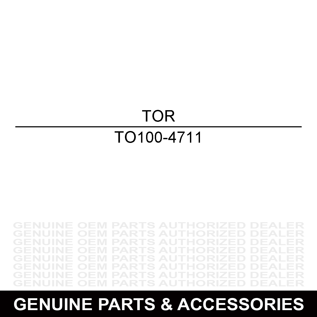 Toro 100-4711 Gasket