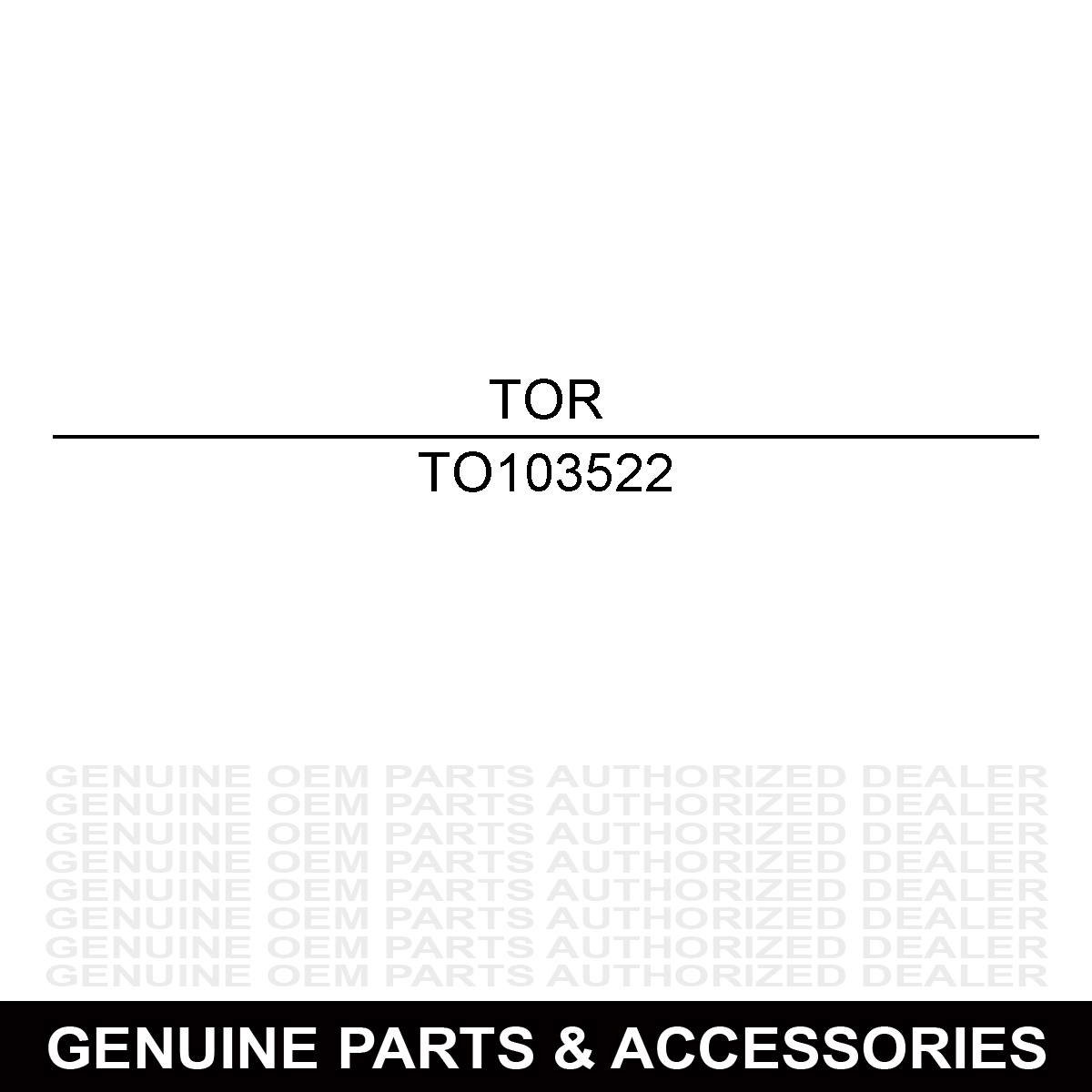 Toro 103522 Belt