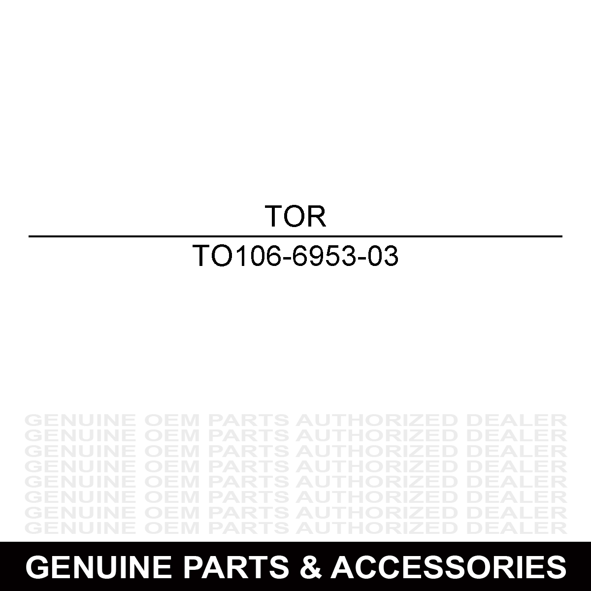 Toro 106-6953-03 Ring