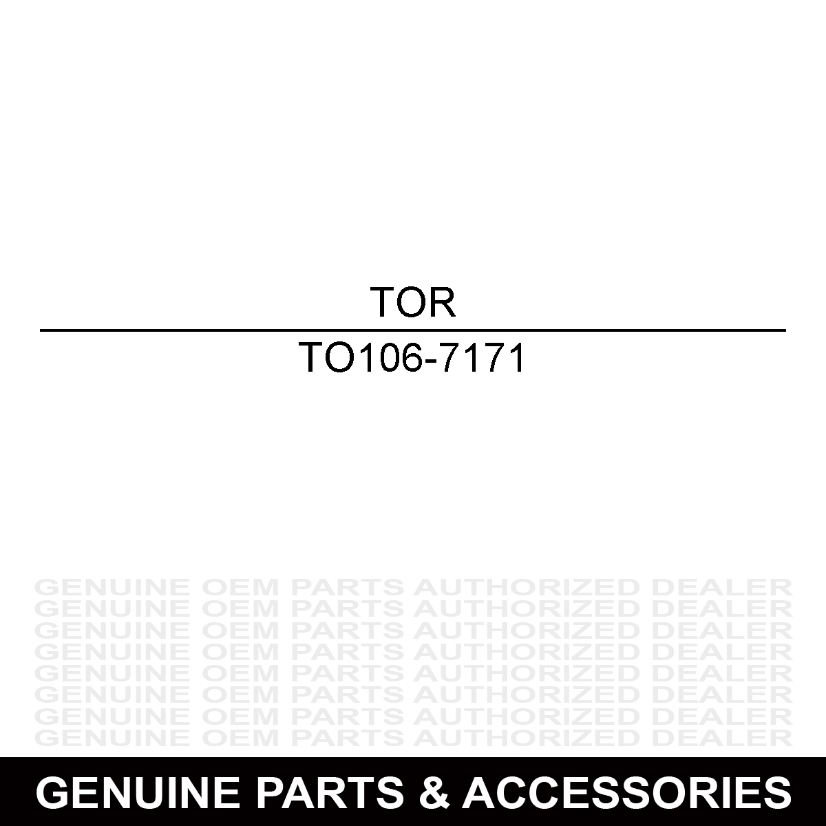 Toro 106-7171 Pin