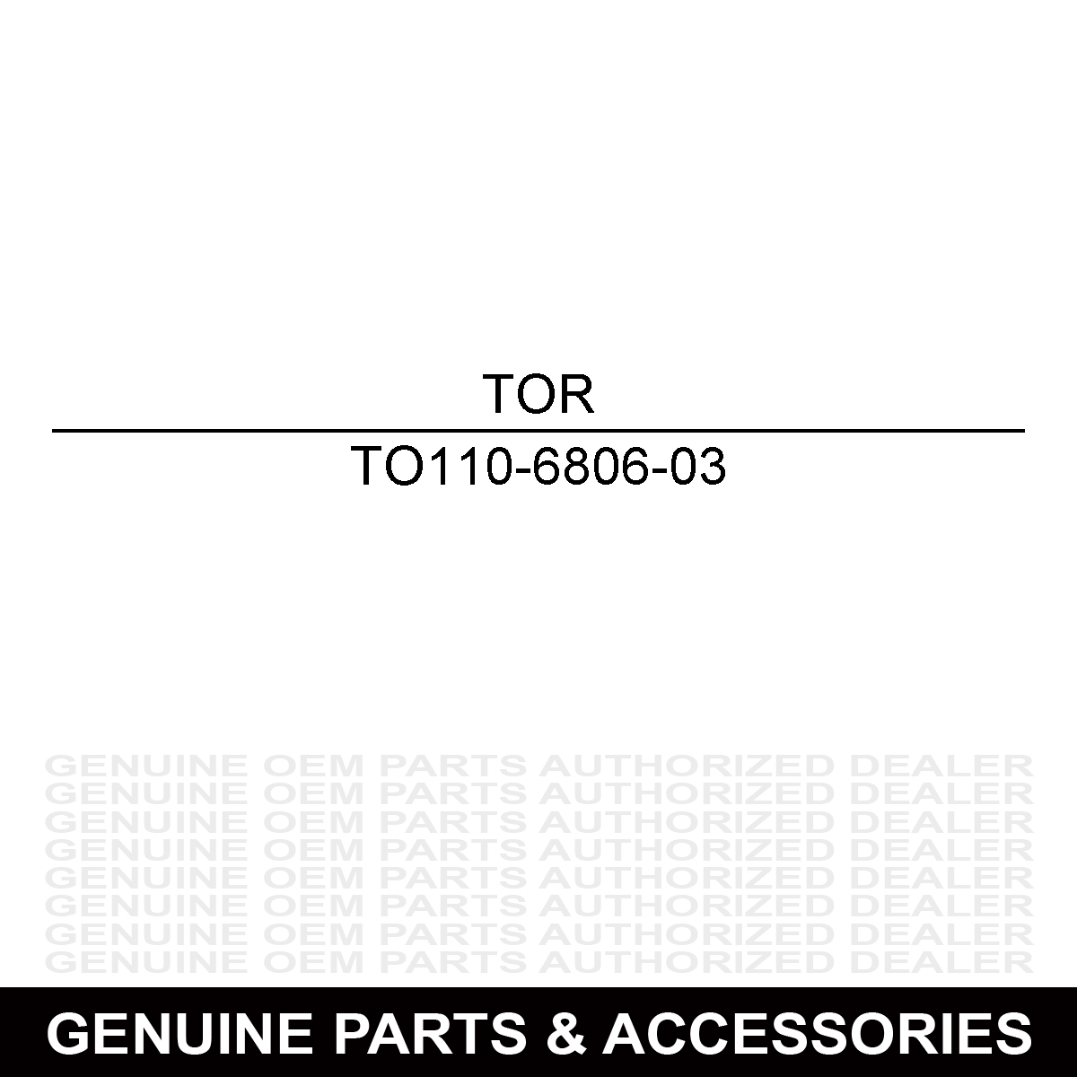 Toro 110-6806-03 Torque Strap