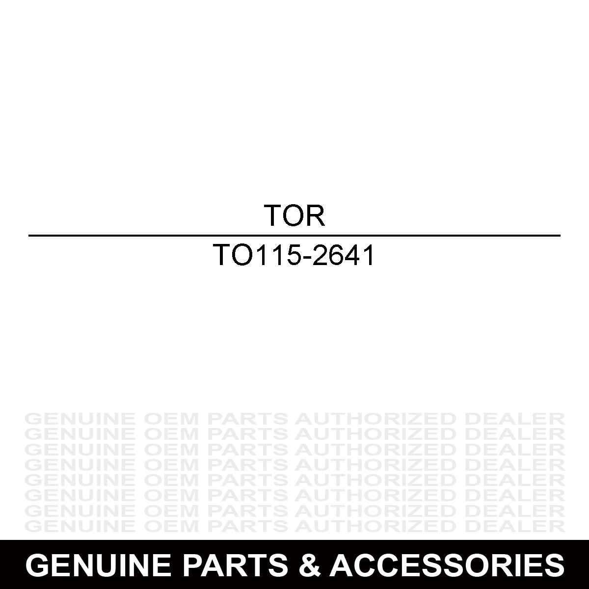 Toro 115-2641 Spacer
