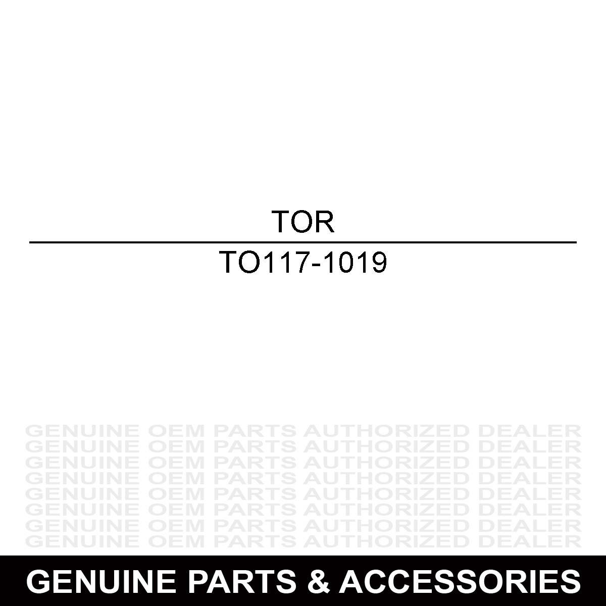 Toro 117-1019 Decal