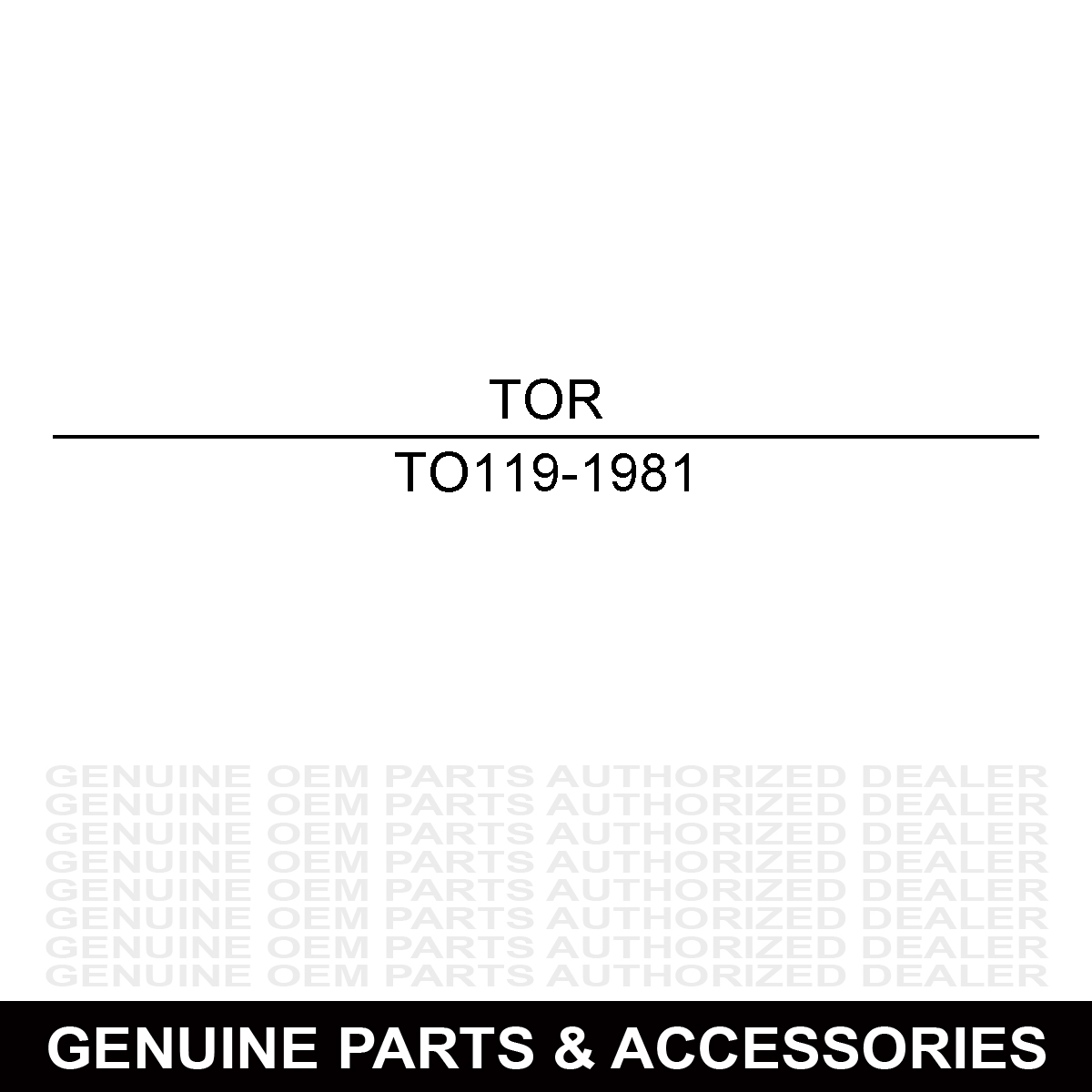 Toro 119-1981 Primer Bulb