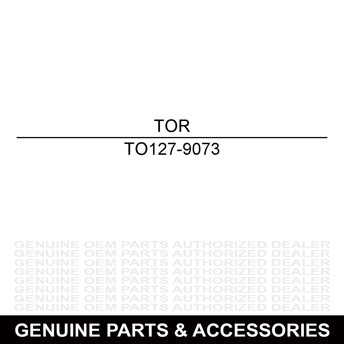 Toro 127-9073 Gasket
