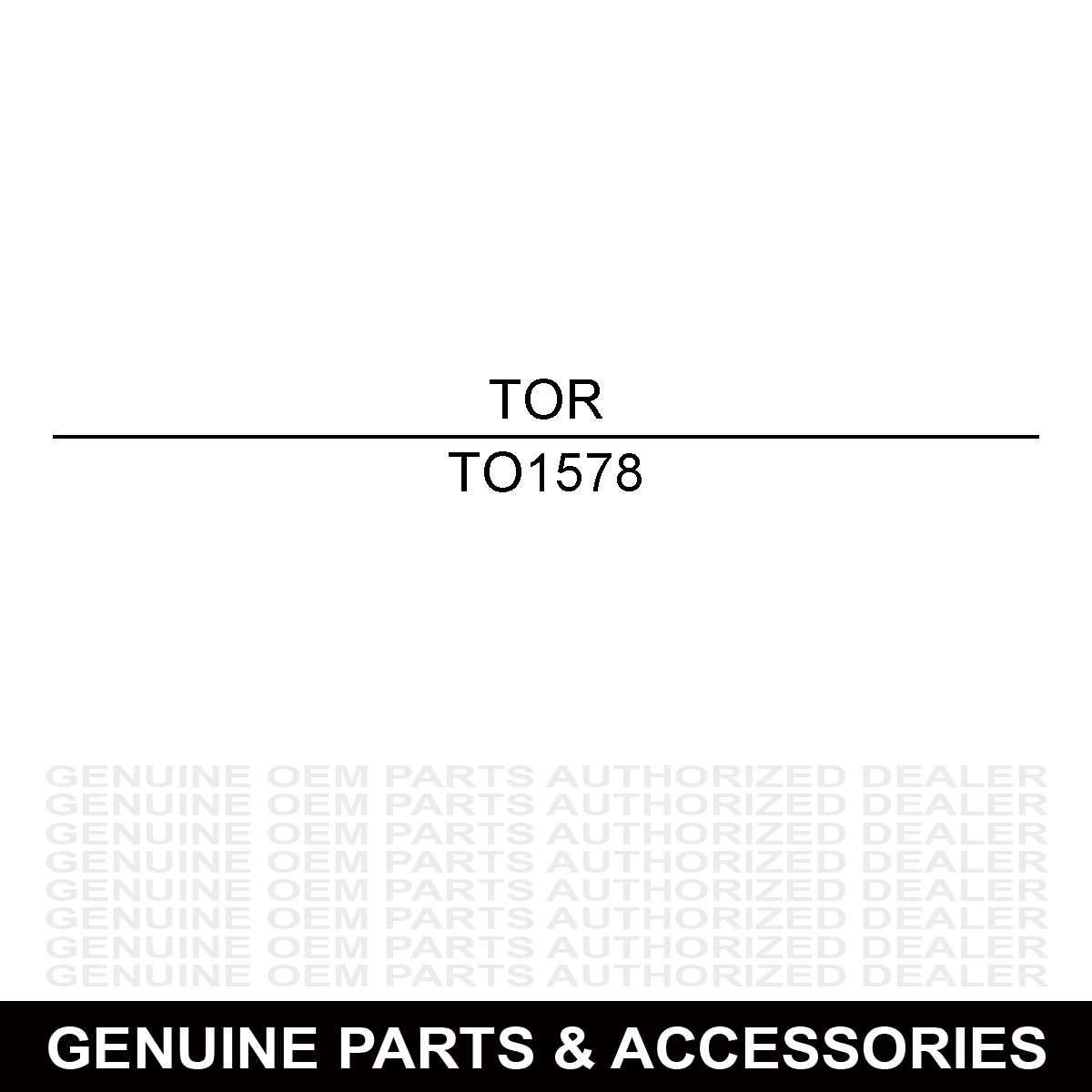 Toro 1578 Belt