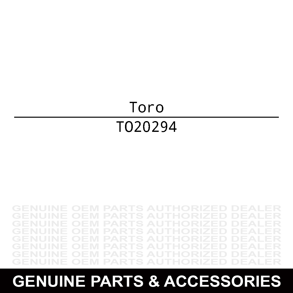 Toro 20294 Bulkhead