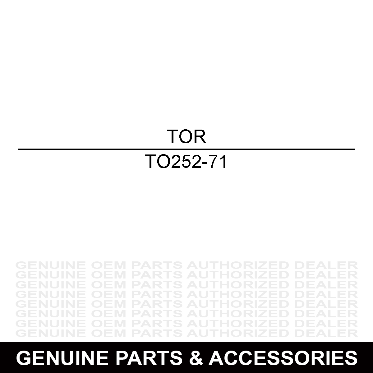 Toro 252-71 Washer