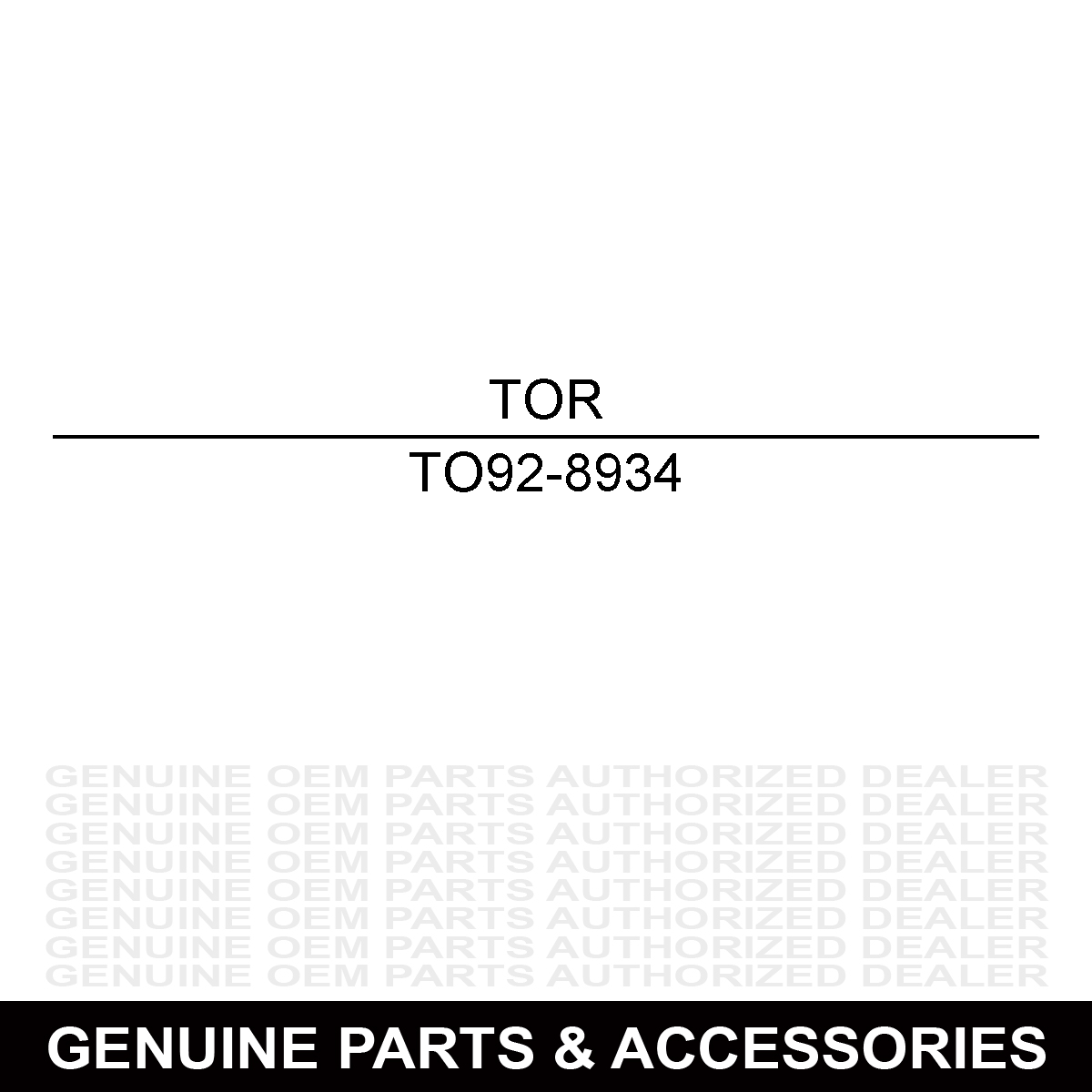 Toro 92-8934 Spring