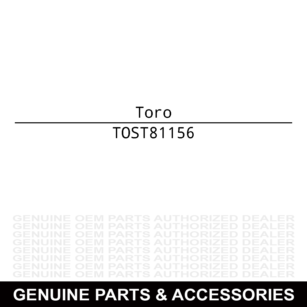 Toro ST81156 Screw